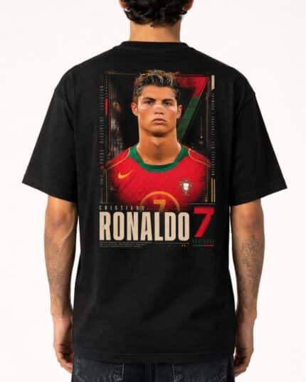 Camiseta Cristiano Ronaldo Foco, Disciplina e Evolução Oversize