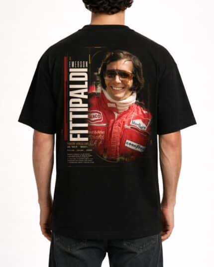 Camiseta Emerson Fittipaldi Precisão, Carisma e Legado Oversize
