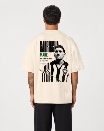 Camiseta Garrincha Alegria do Povo Oversize