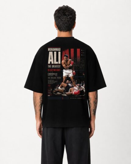 Camiseta Muhammad Ali The Greatest Heavyweight Oversize