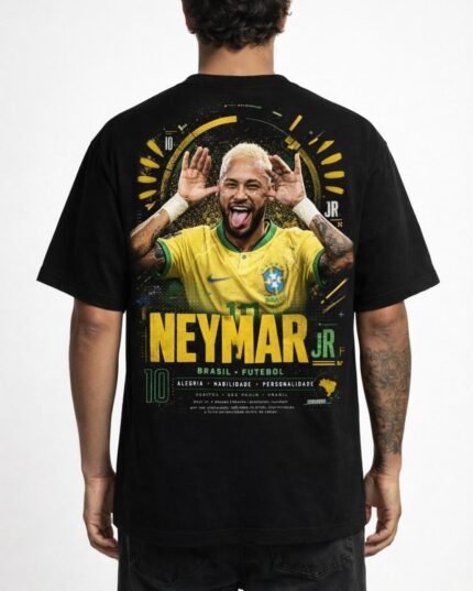 Camiseta Neymar Jr. Alegria, Habilidade e Personalidade