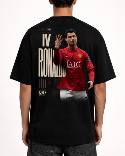 Camiseta Cristiano Ronaldo Resposta IV Oversize