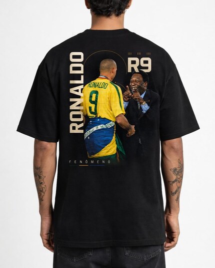 Camiseta Ronaldo Fenômeno Encontro de Gerações Oversize