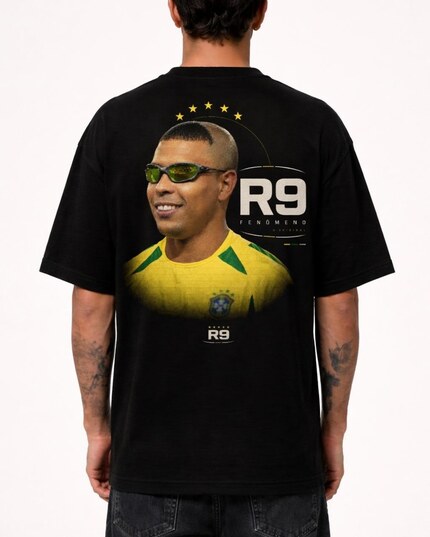 Camiseta Ronaldo Fenômeno R9 O Original Oversize