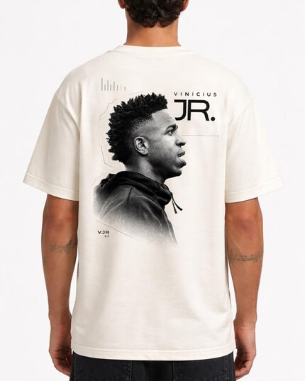 Camiseta Vini Jr. Visão Lateral Oversize