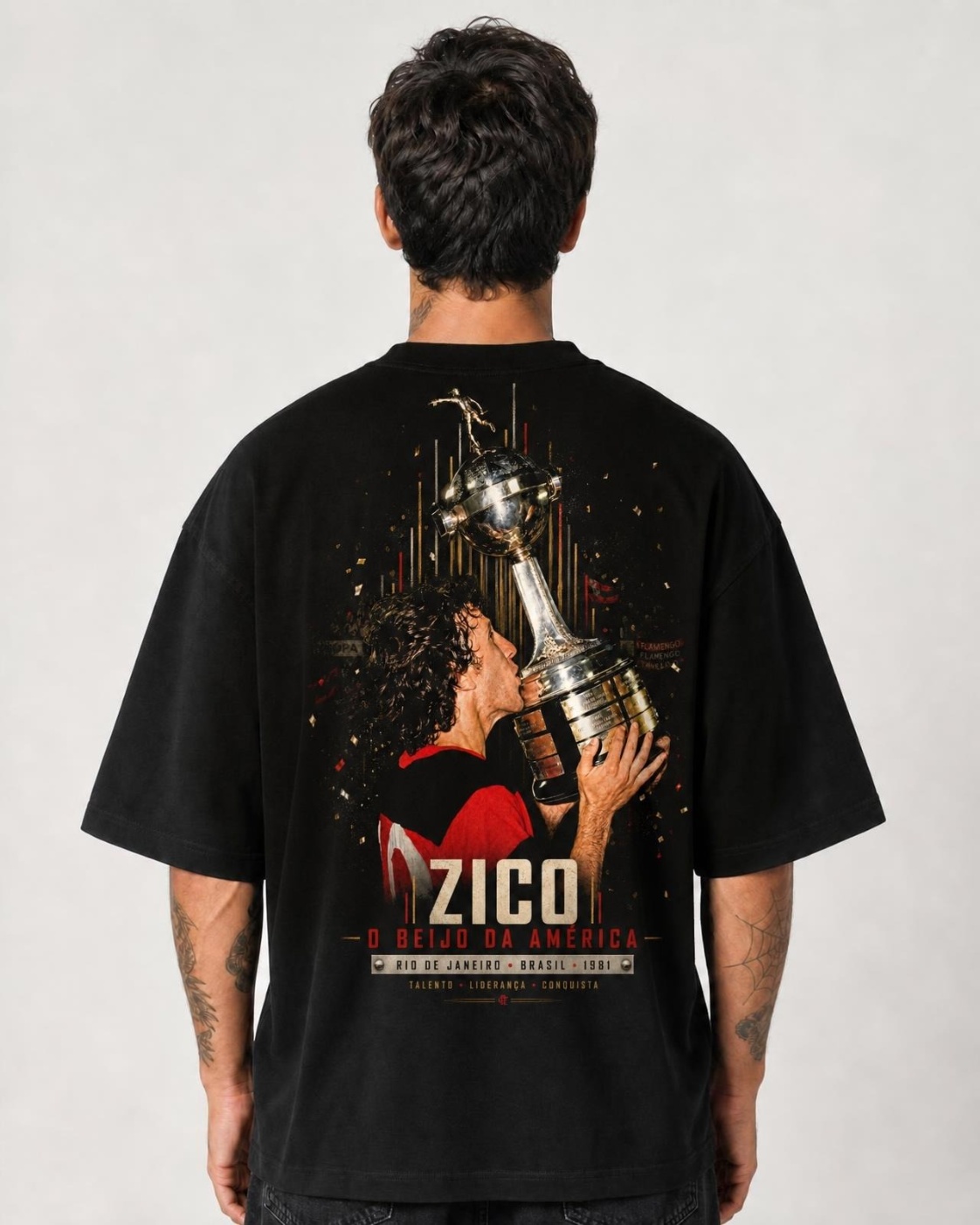 Camiseta Zico O Beijo da América