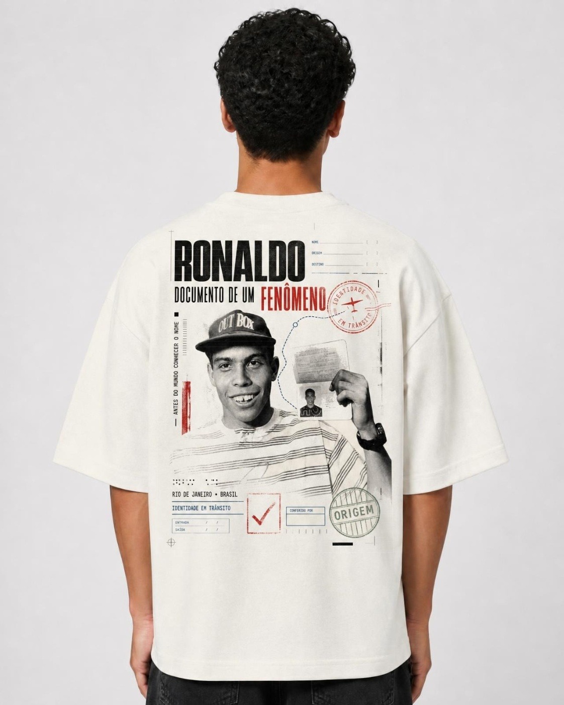 Camiseta Ronaldo Documento de um Fenômeno