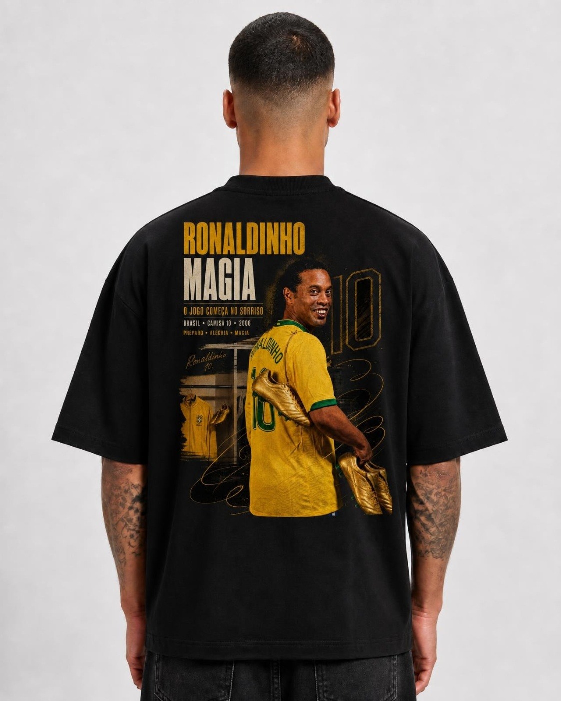 Camiseta Ronaldinho Magia 10