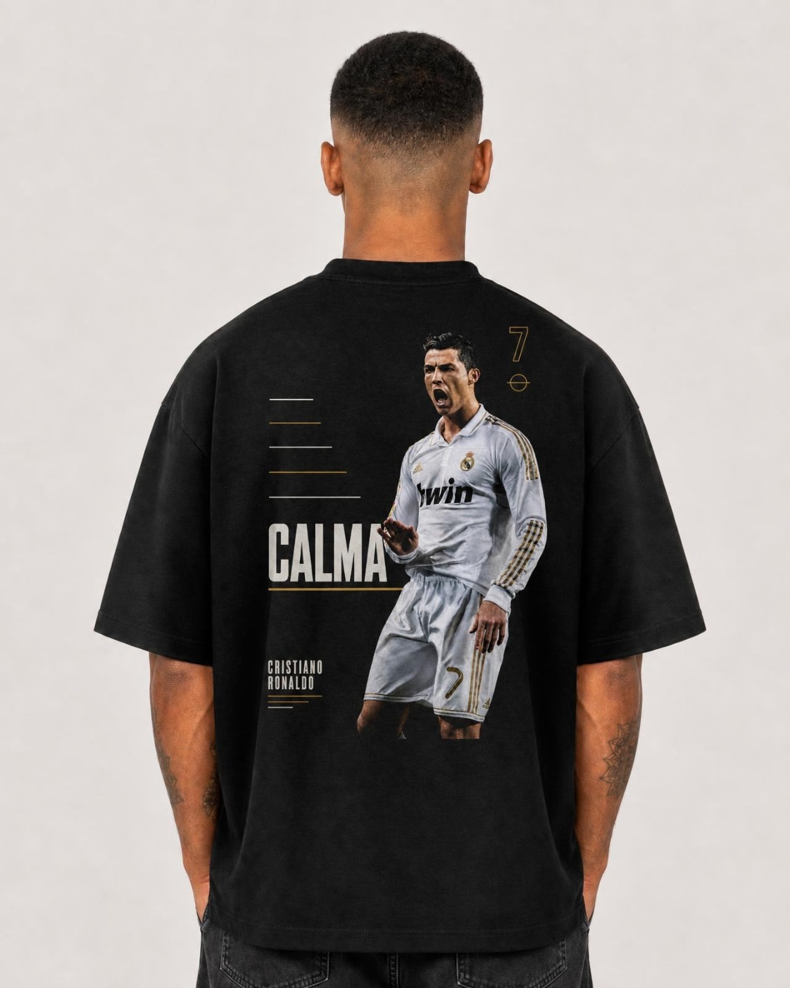 Camiseta Cristiano Ronaldo Calma 7 Oversize