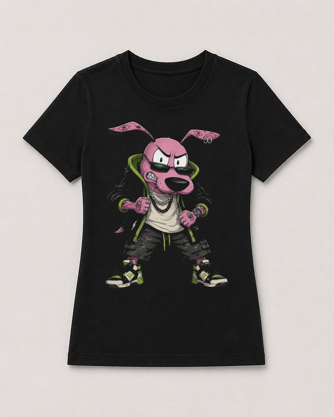 Camiseta Coragem Gangue de Lugar Nenhum — feminina de frente