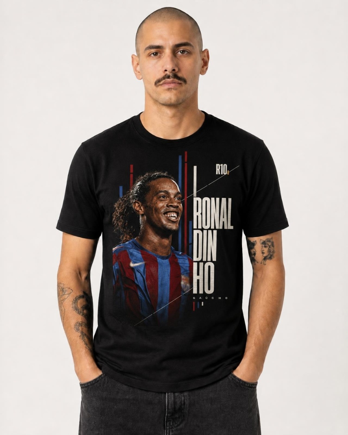 Camiseta Ronaldinho Gaúcho Ritmo em Ascensão