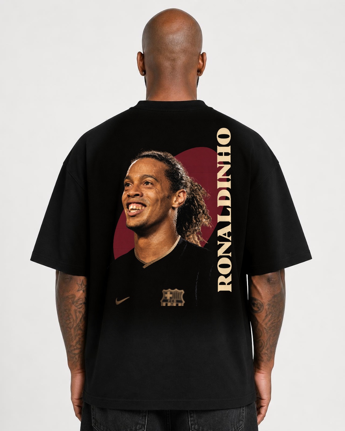 Camiseta Ronaldinho Sorriso da Genialidade Oversize