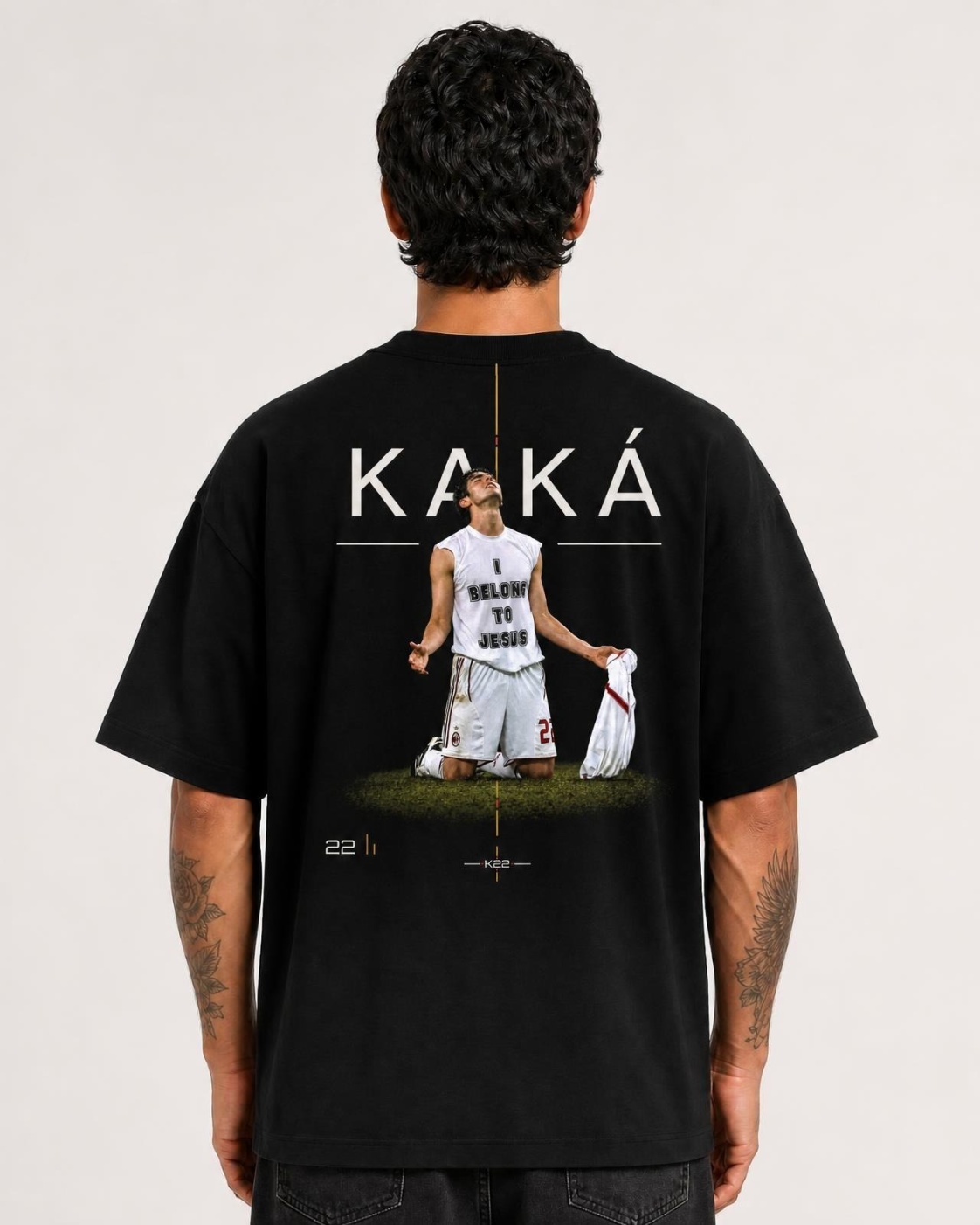 Camiseta Kaká Fé Acima do Ruído Oversize