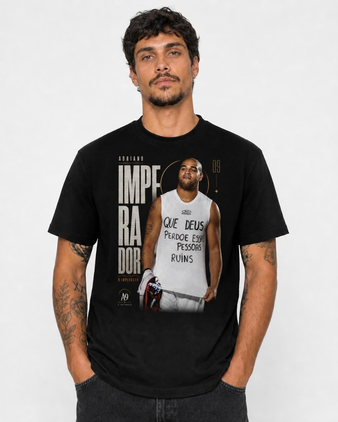 Camiseta Camiseta Adriano Imperador Peso E Verdade (2) Regular