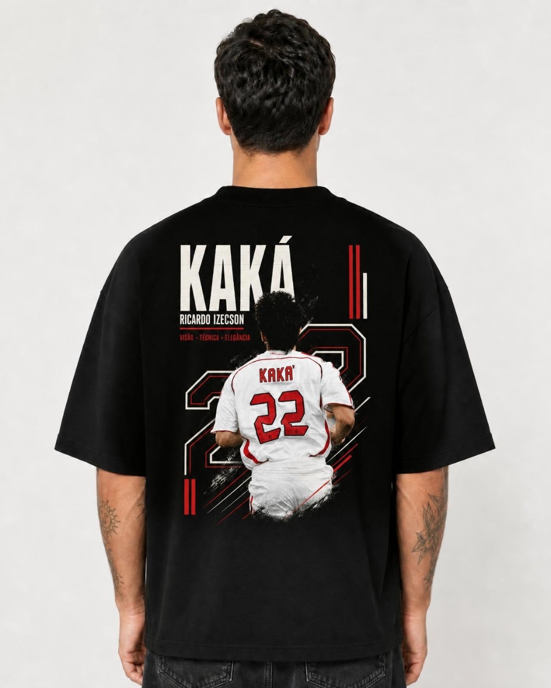 Camiseta Kaká Visão, Técnica e Elegância Oversize