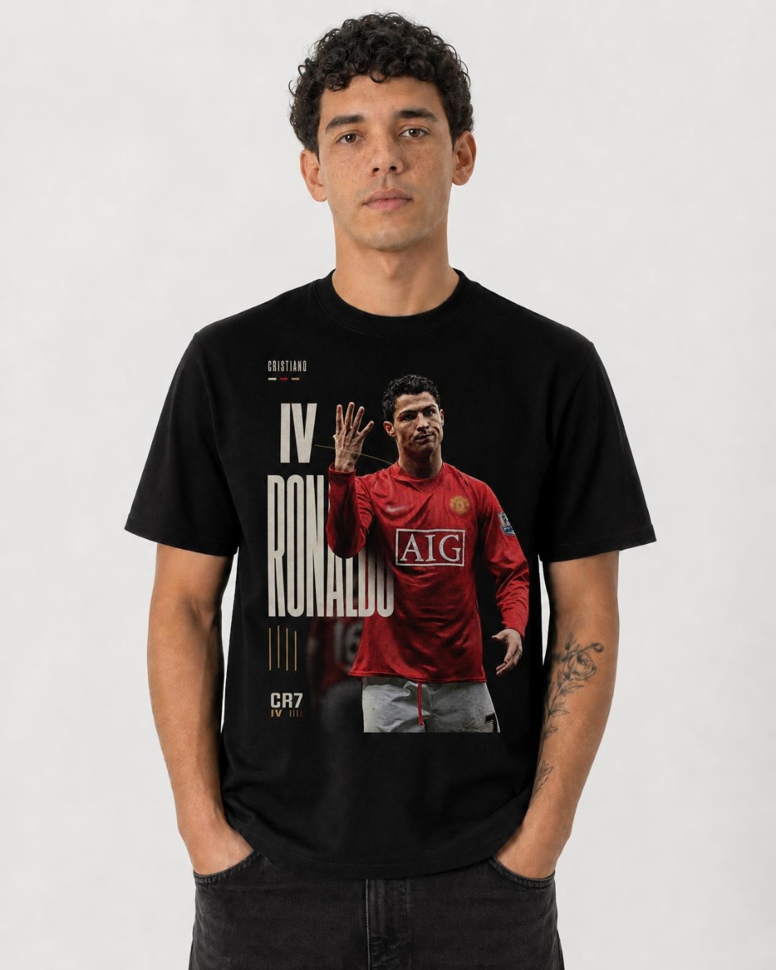 Camiseta Cristiano Ronaldo Resposta Iv Regular