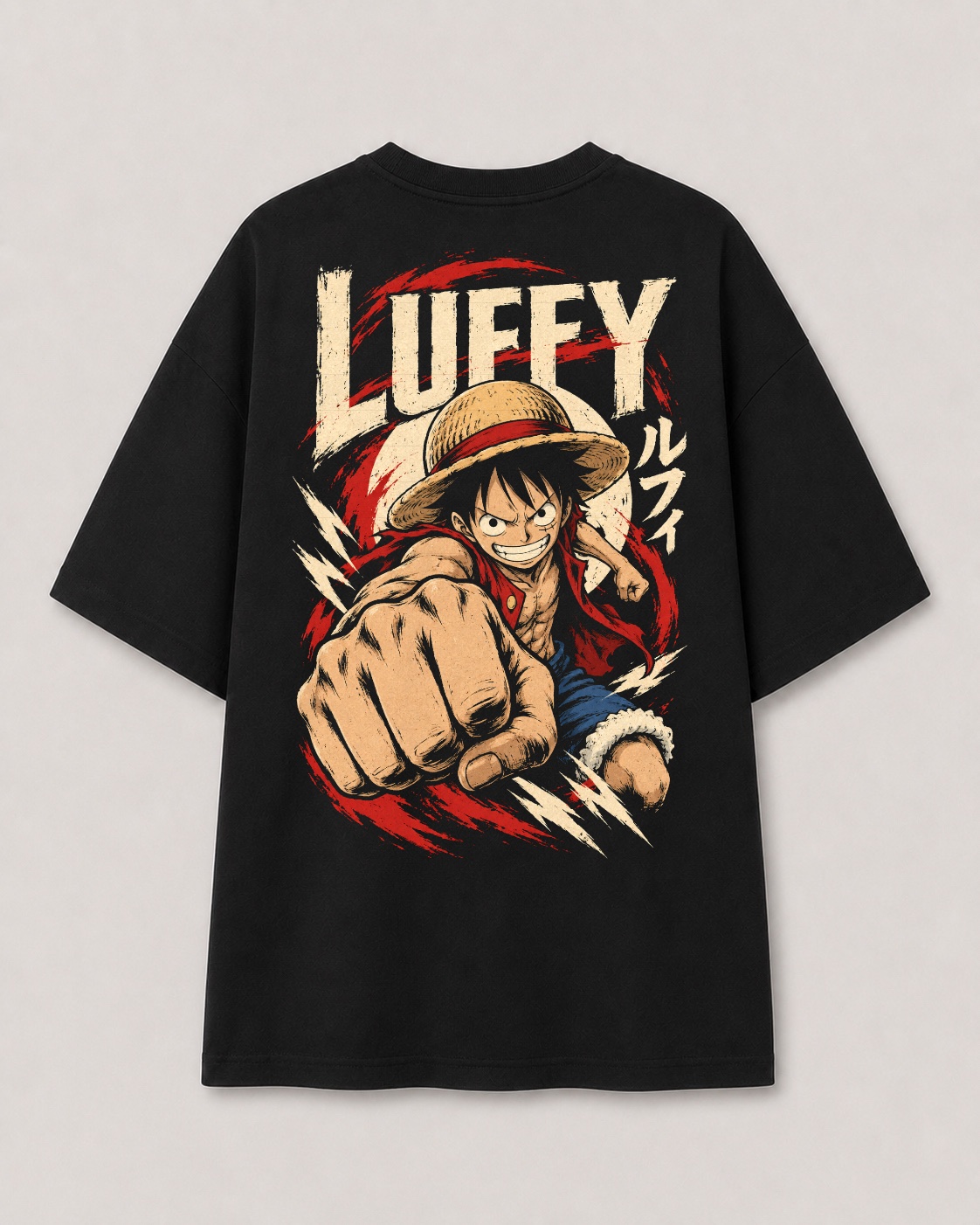 Camiseta Luffy Punho do Pirata