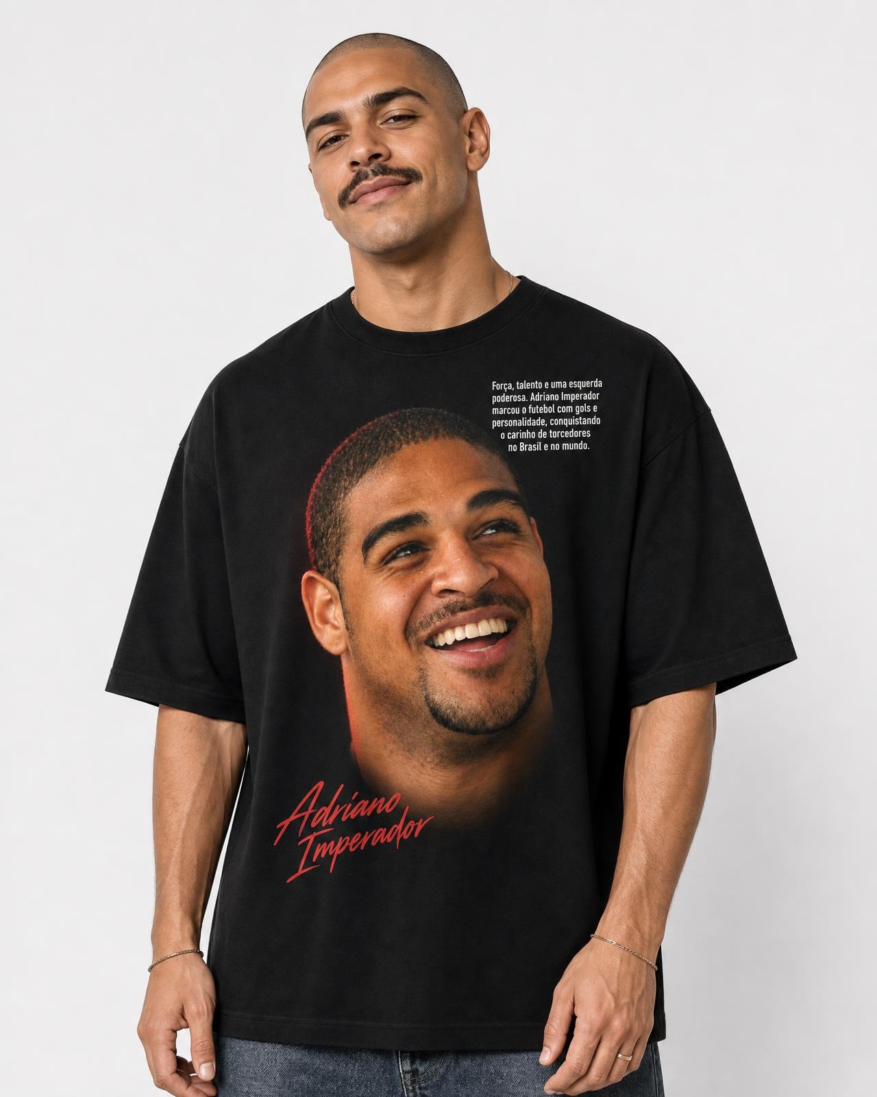 Camiseta Adriano Imperador Força e Talento