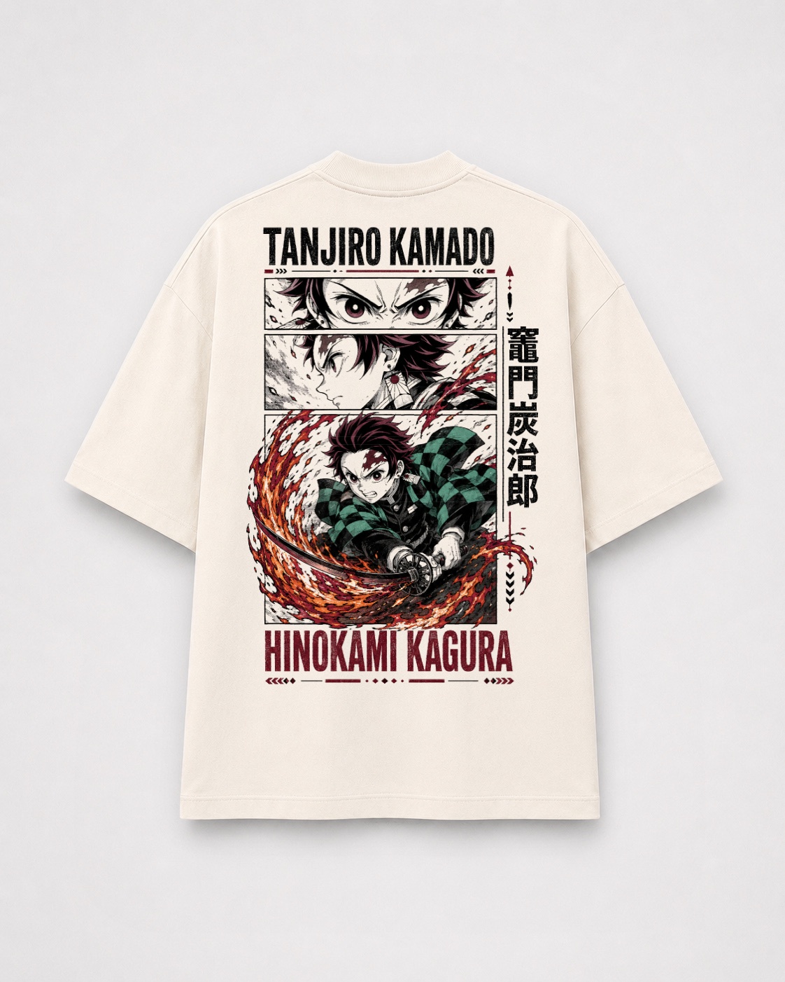 Camiseta Tanjiro Kamado Hinokami Kagura