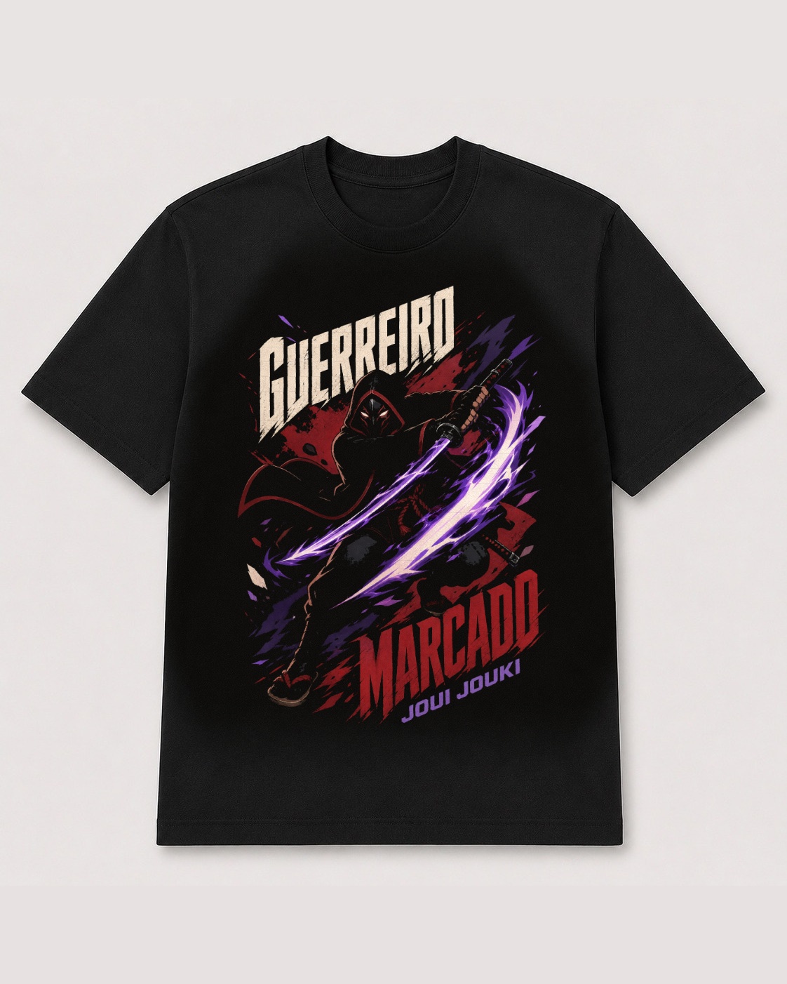 Camiseta Joui Jouki Guerreiro Marcado — masculina de frente