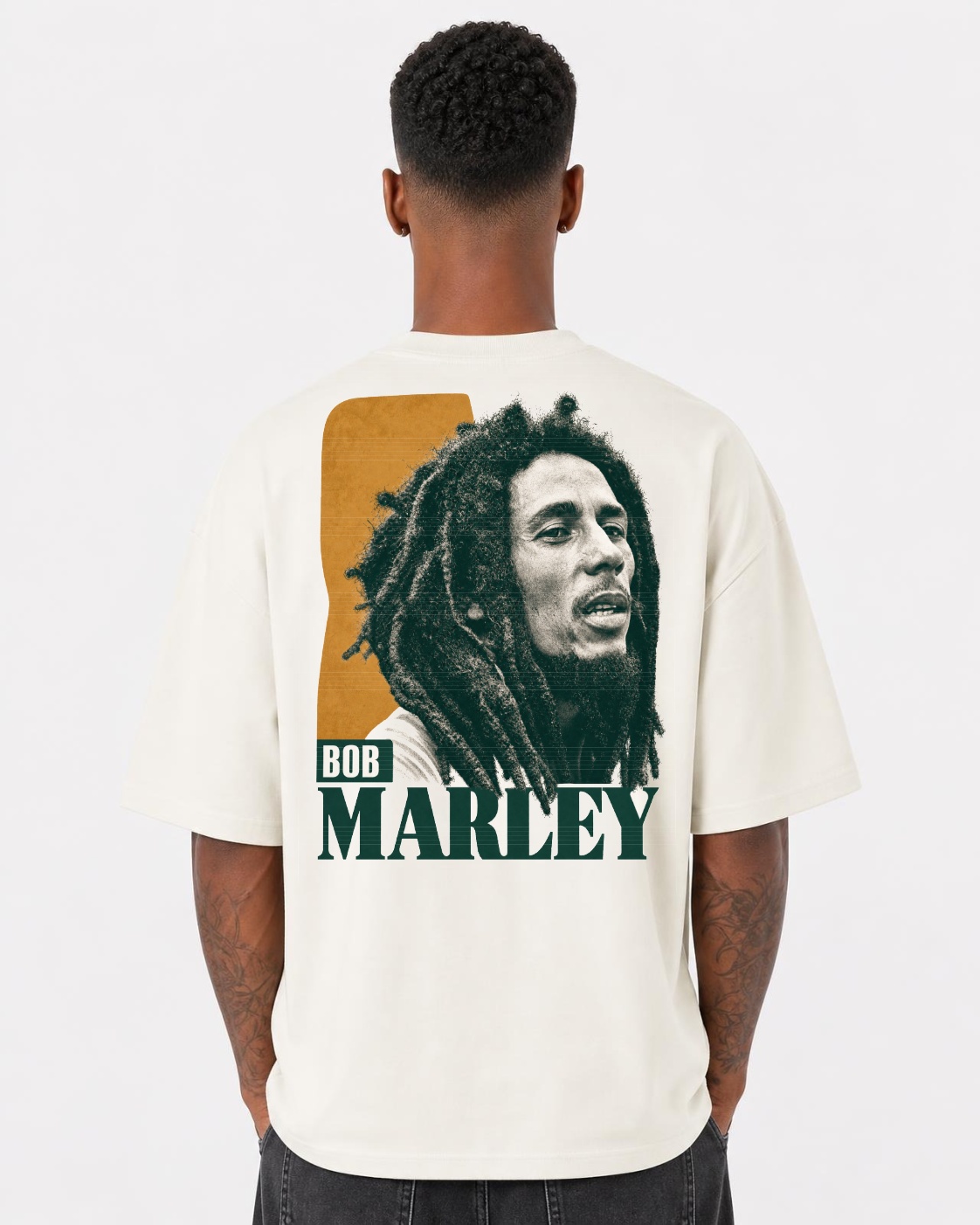 Camiseta Bob Marley A Voz Entre o Silêncio e a Palavra Oversize