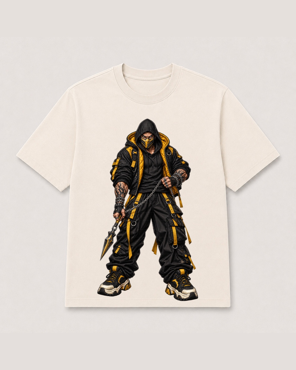 Camiseta Scorpion Guerreiro Urbano — masculina de frente