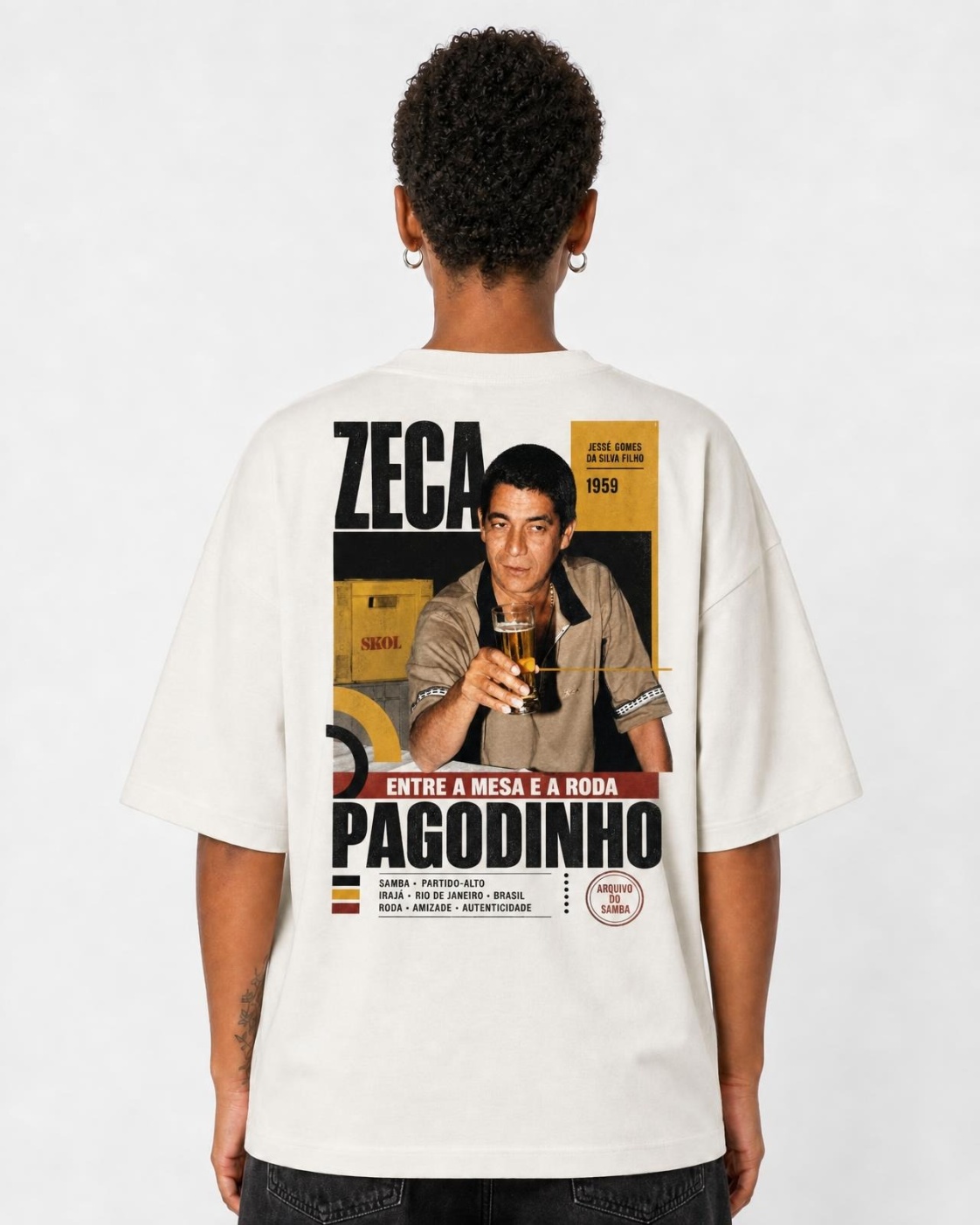 Camiseta Mesa Editorial — costas