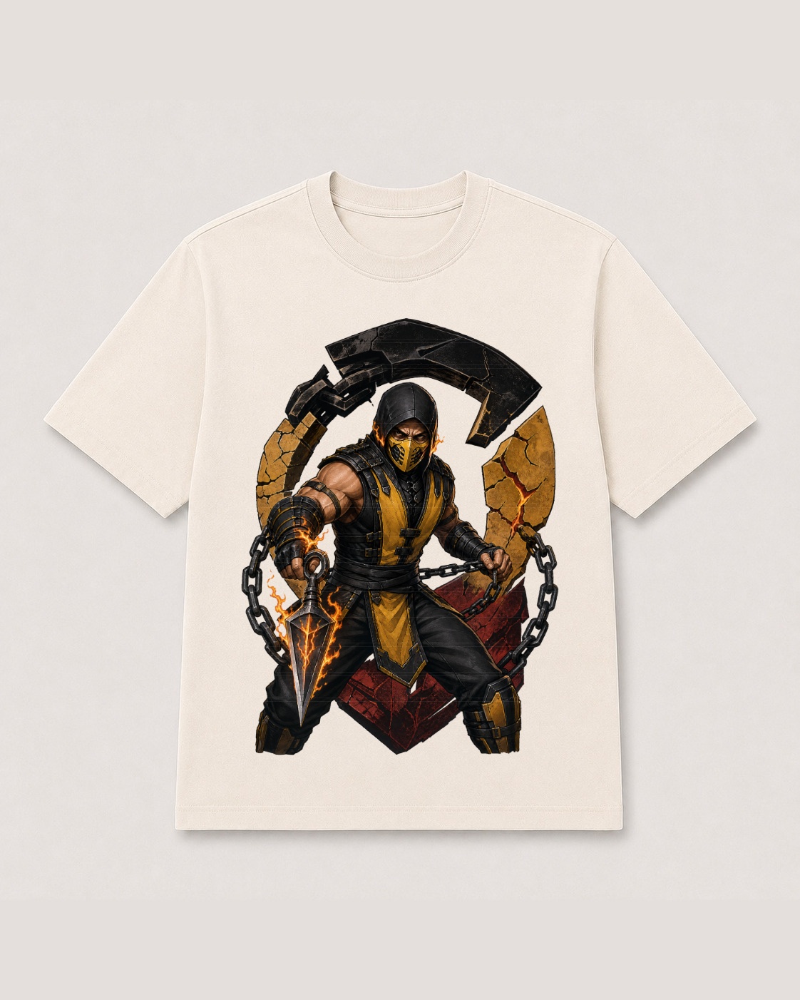 Camiseta Scorpion Hellfire Restraint — masculina de frente