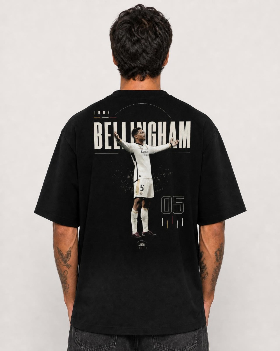 Camiseta Jude Bellingham Domínio do Espaço Oversize
