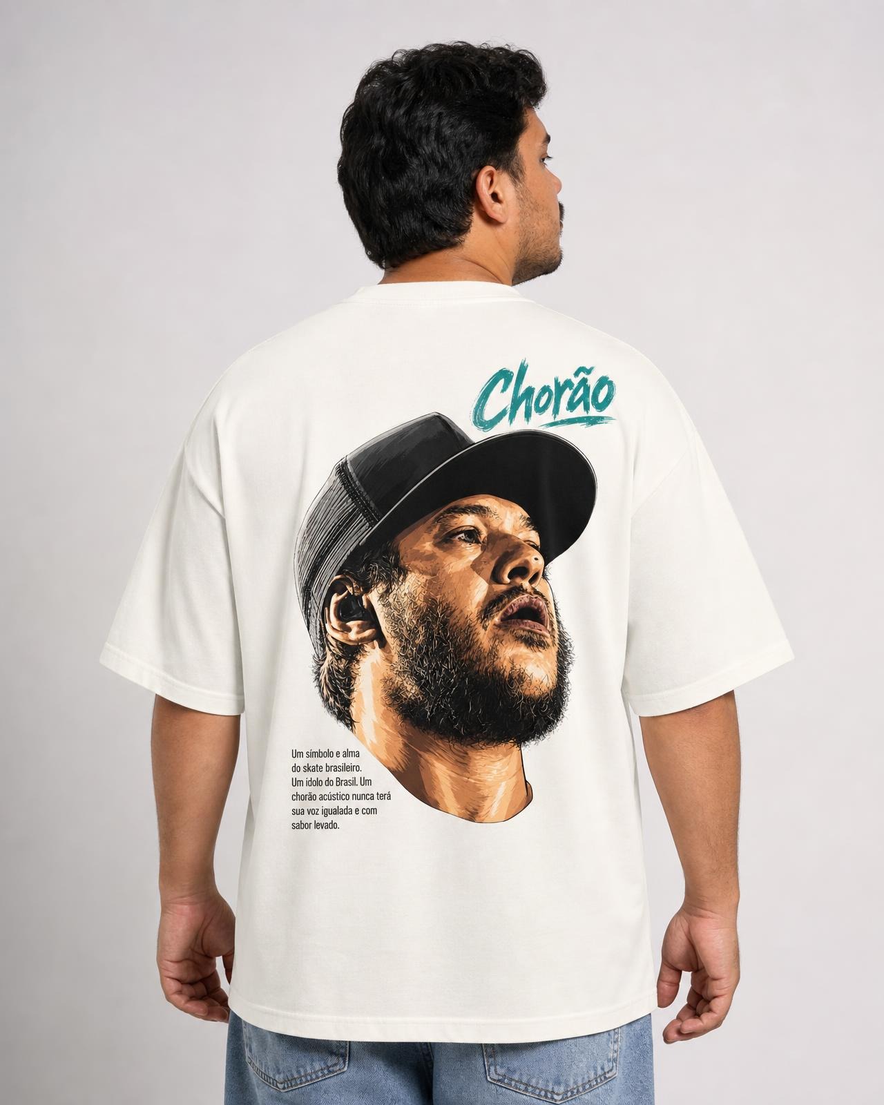Camiseta Chorão — Voz, Atitude e Alma de Skatista