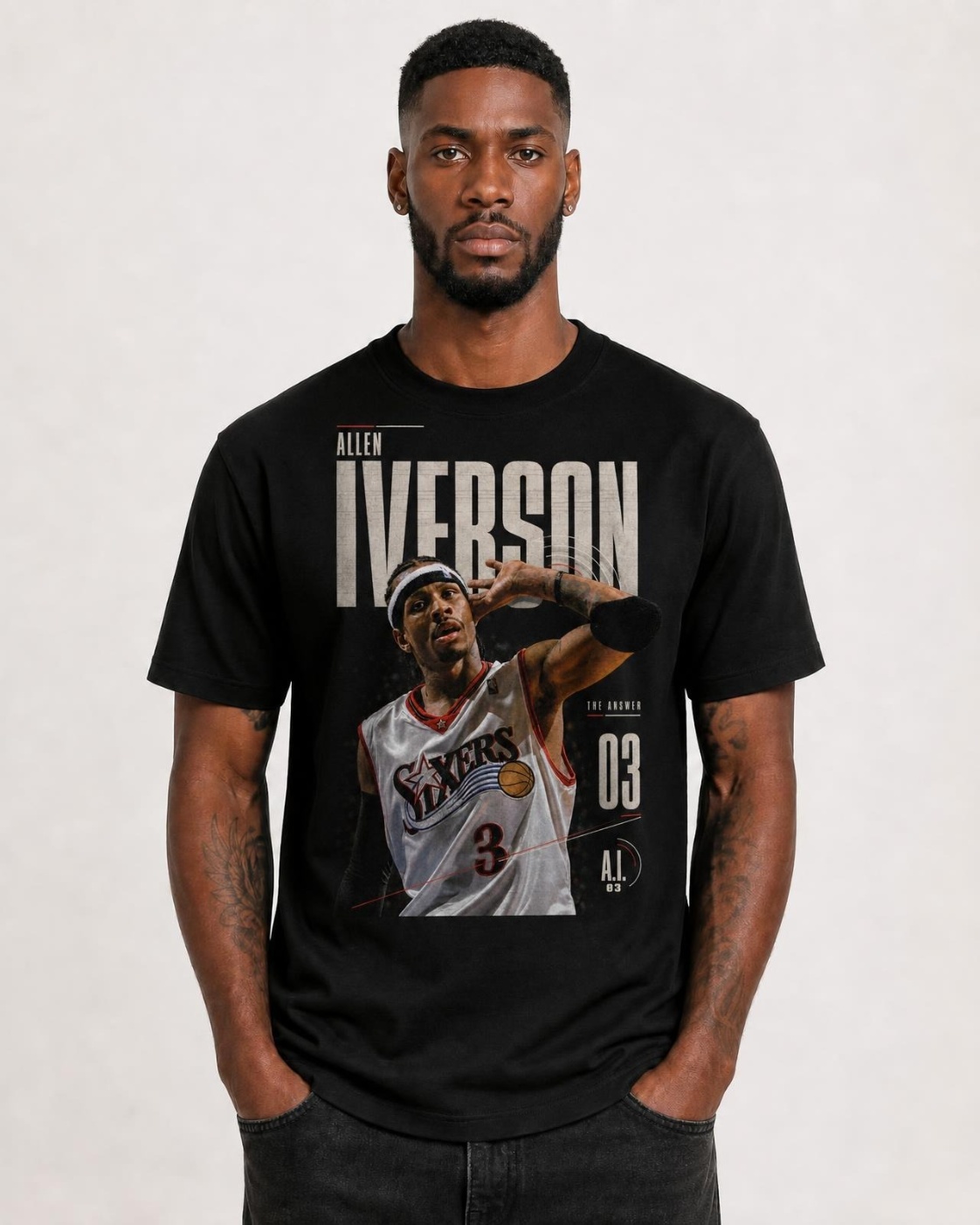 Camiseta Camiseta Allen Iverson The Answer (2) Regular