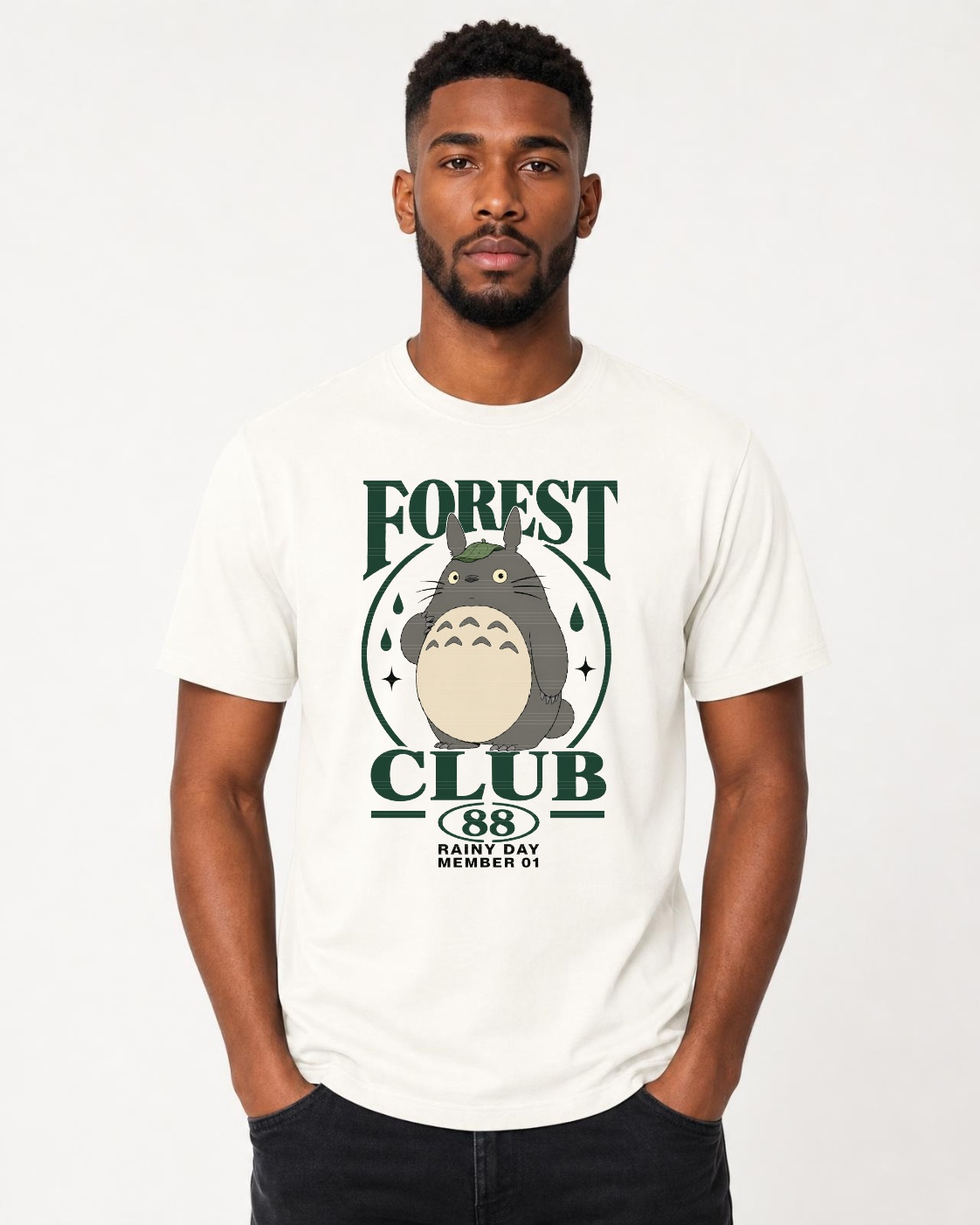 Camiseta Totoro Forest Club 88 Tradicional