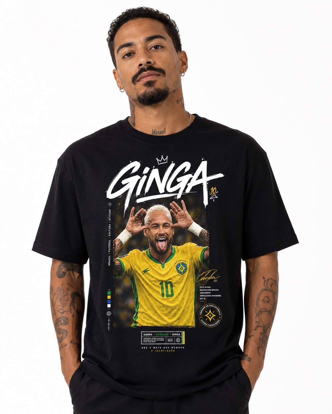 futstore-camiseta-ginga-10-frente Camiseta Ginga 10 - Imagem 1